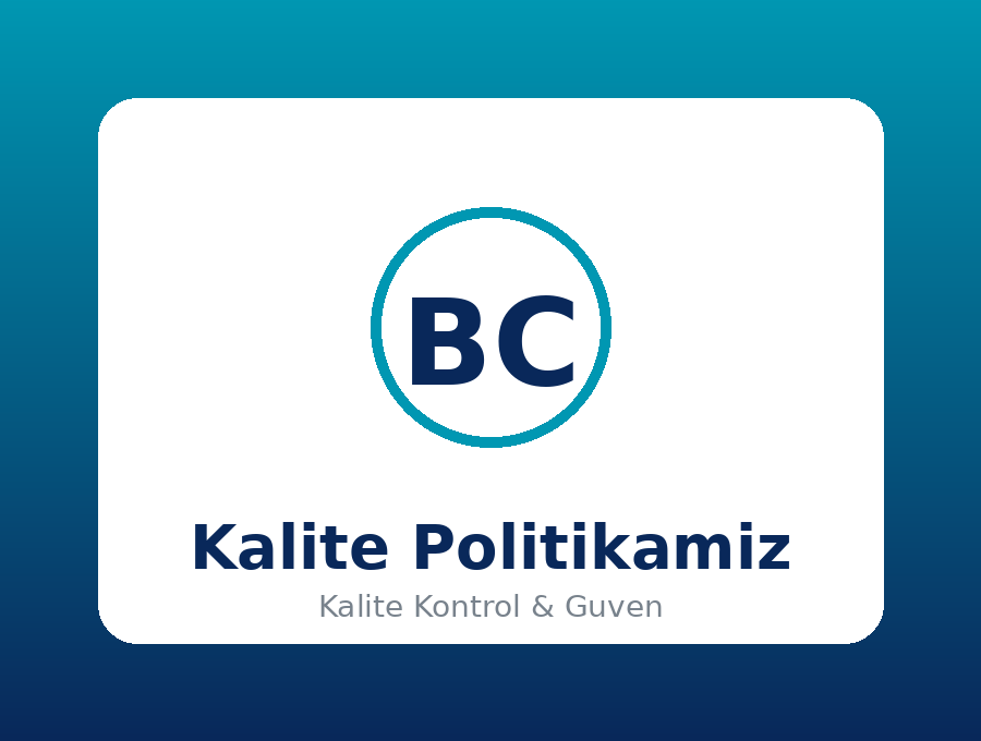 Kalite Politikamız